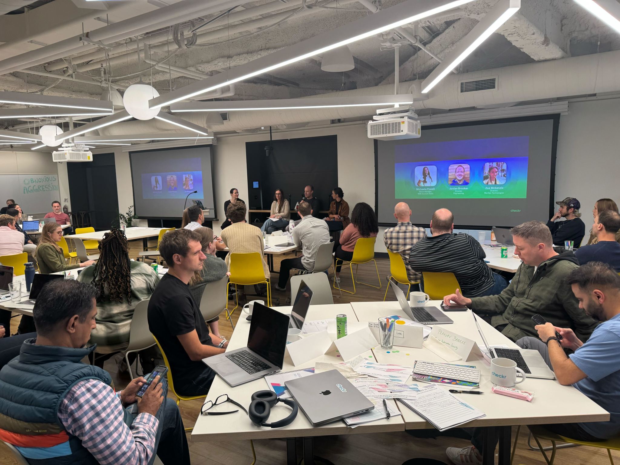 3-Day Checkr Leadership Summit at SFO – Leader's Whiteboard